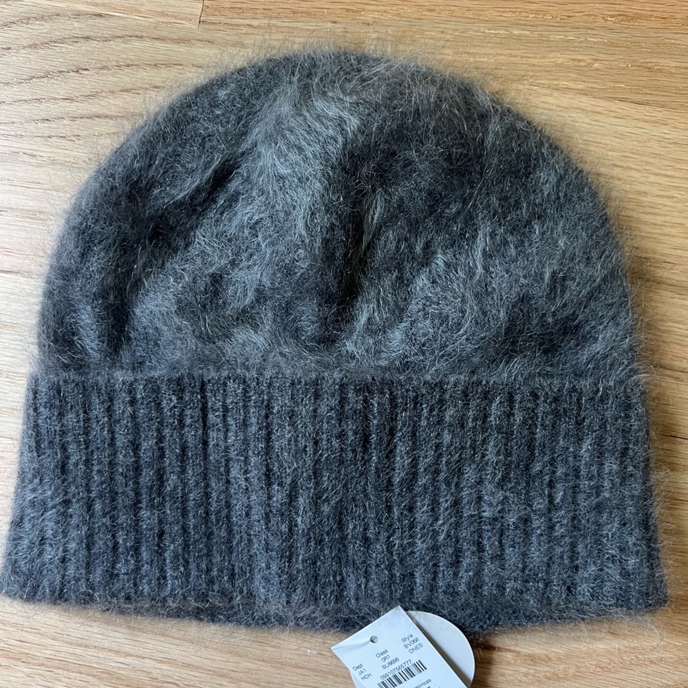 J. Crew Charcoal Cashmere Beanie